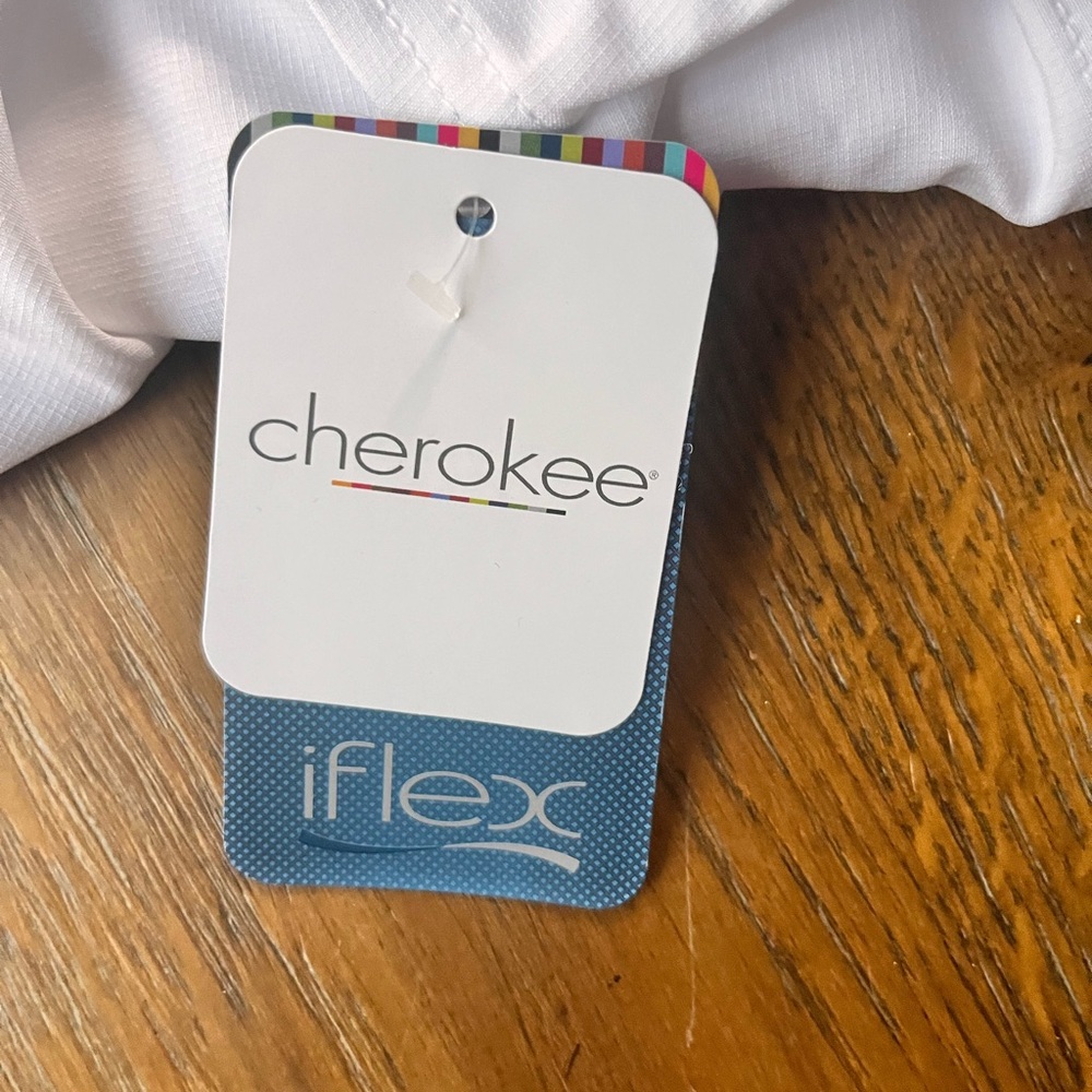 Cherokee white scrubs
